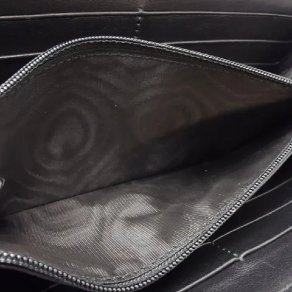 Gucci Vintage Pre-owned Leather wallets Black Dames