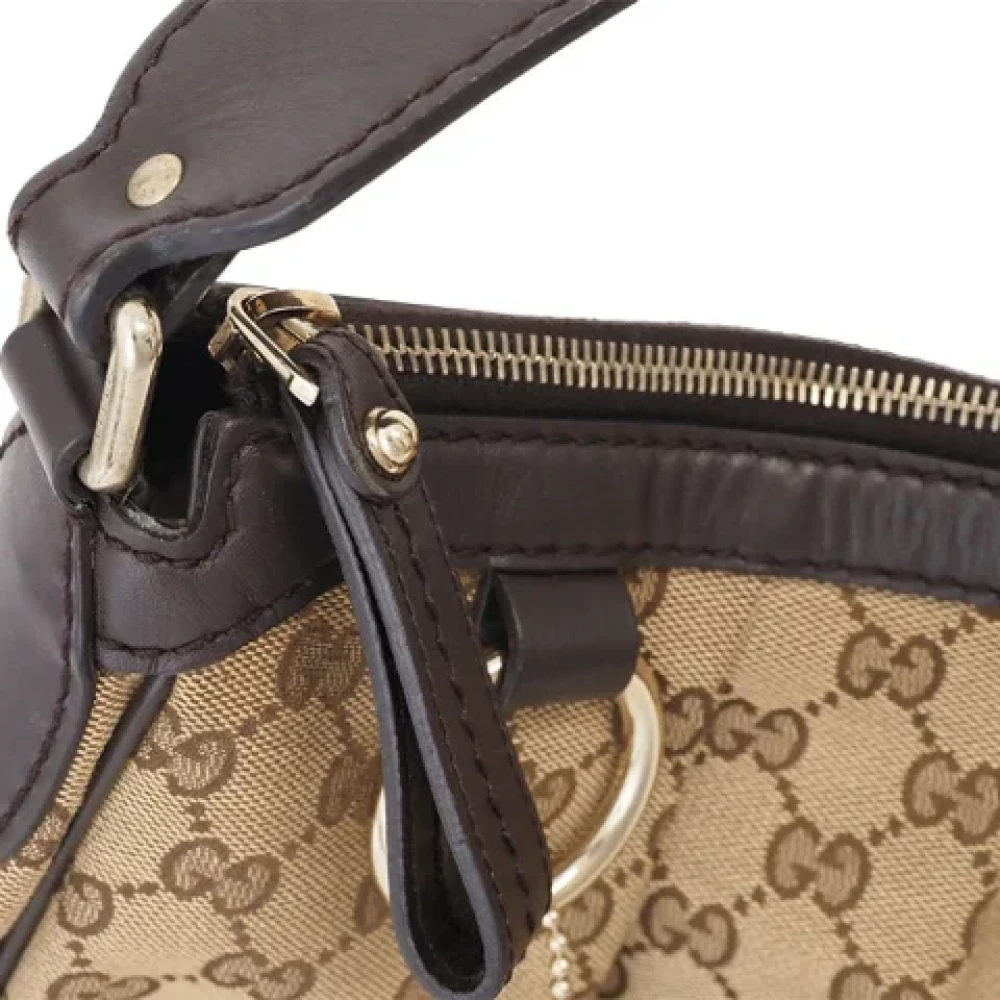 Gucci Vintage Pre-owned Canvas gucci-bags Brown Dames
