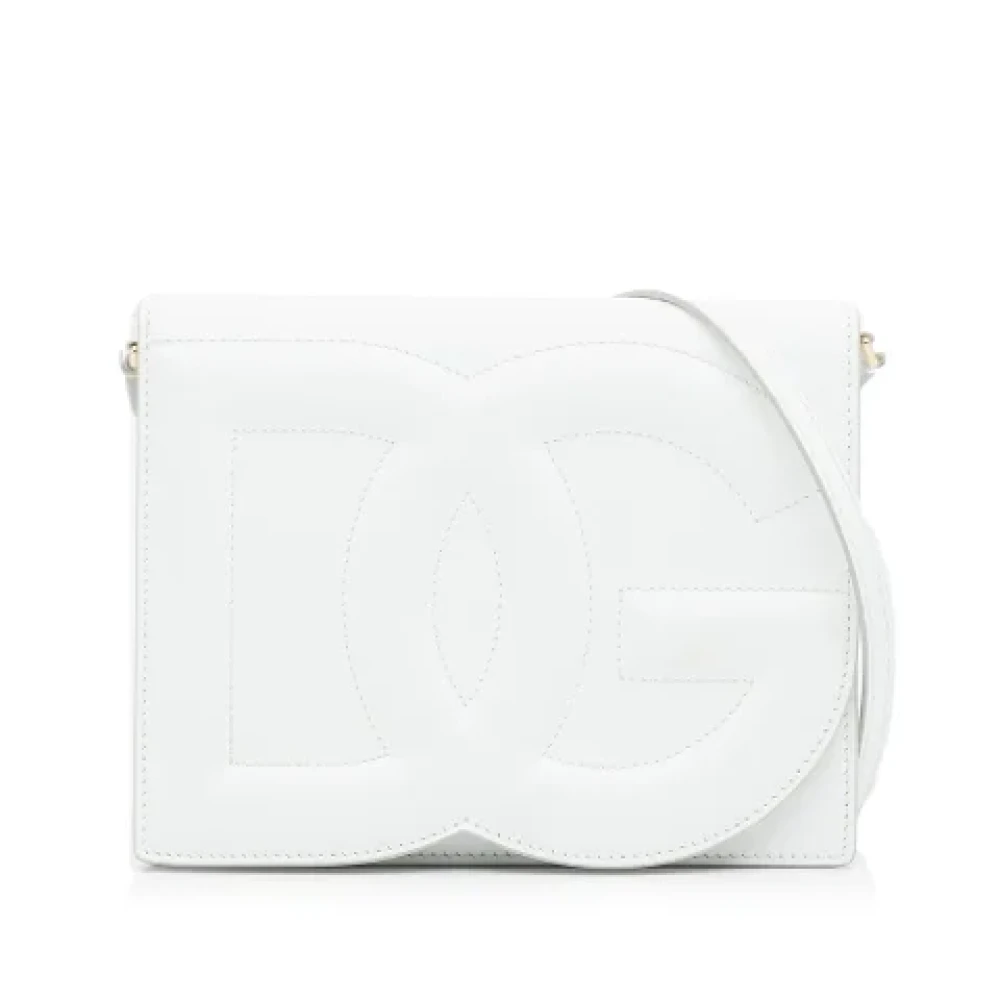 Dolce & Gabbana Pre-owned Leather shoulder-bags White Dames