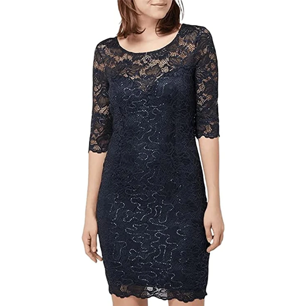 Guess Knielengte Jurk Blue Dames