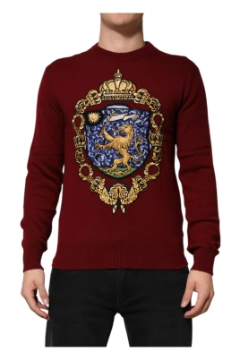 Lion Crest Pullover Sweater