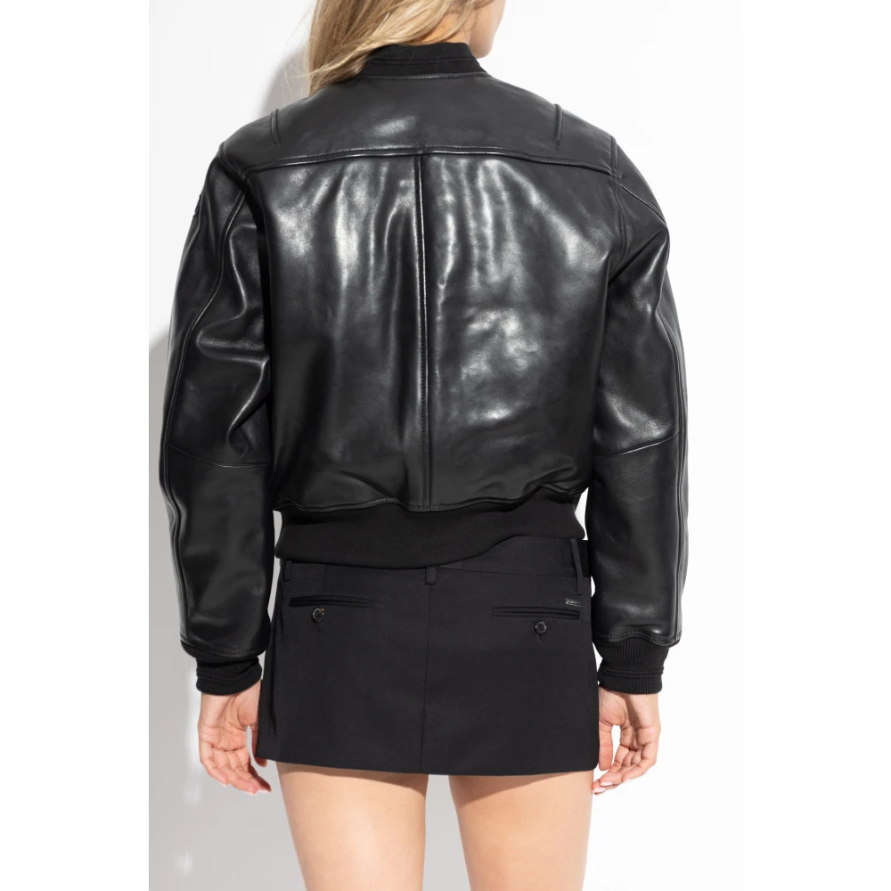 Diesel Leren jas L-Ilan A14564 Black Dames