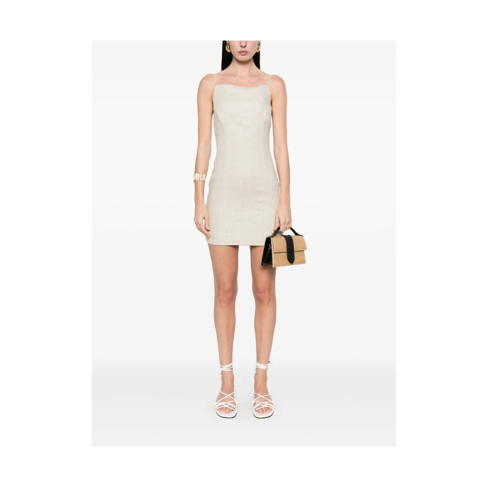 Faithfull the Brand Beige Jurk met Ritssluiting Beige Dames