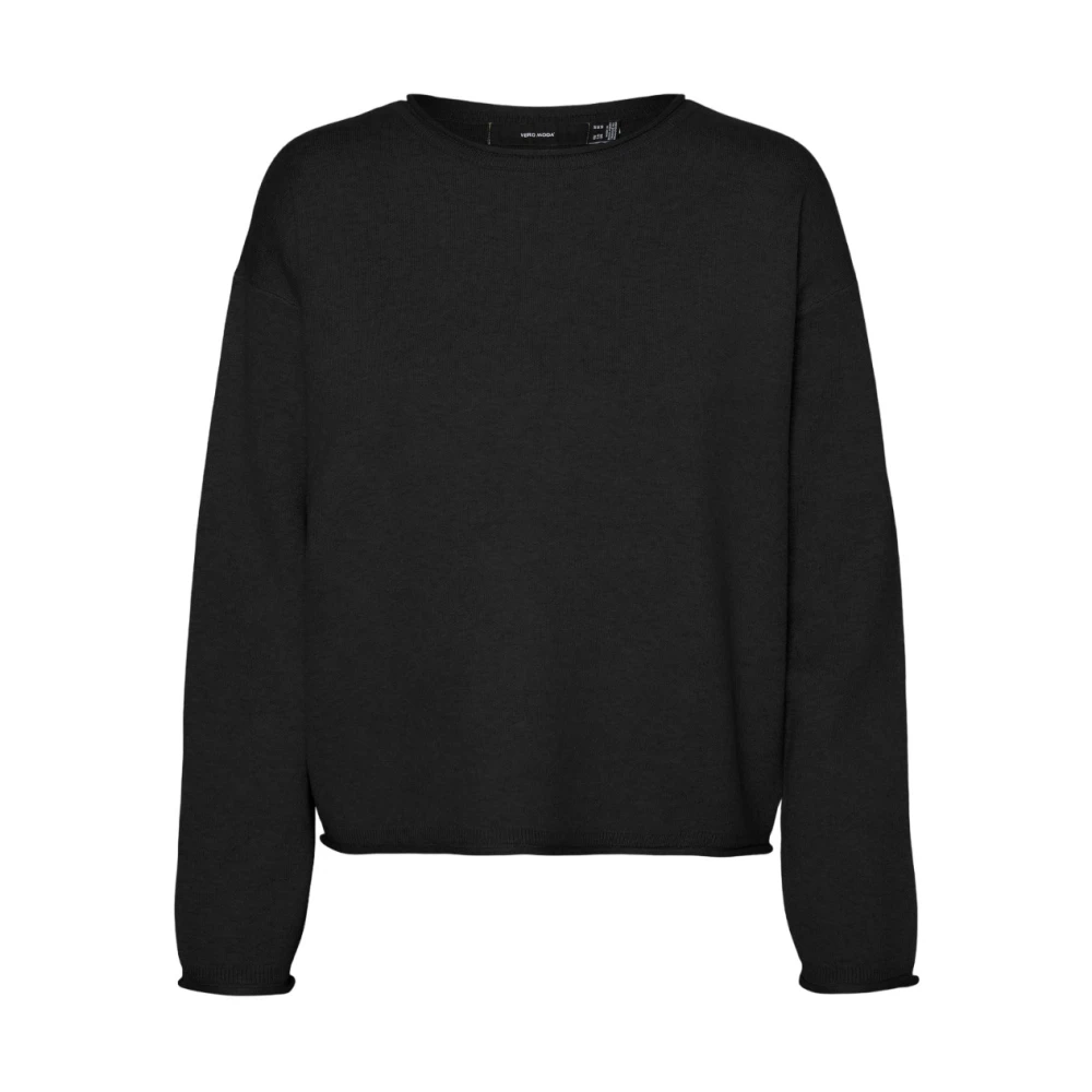 Vero Moda Ronde Hals Trui Black Dames