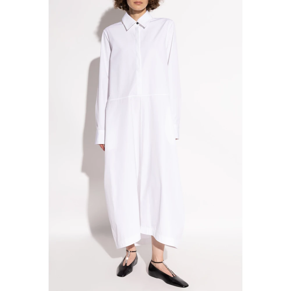 Jil Sander Overhemdjurk White Dames