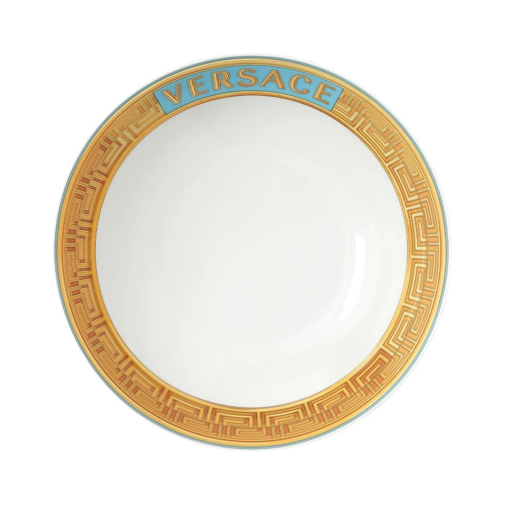 Versace Blauw Diep Bord Blue Unisex