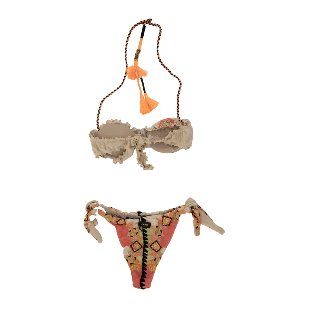 F**k Kanten Dames Bikini Set Multicolor Dames