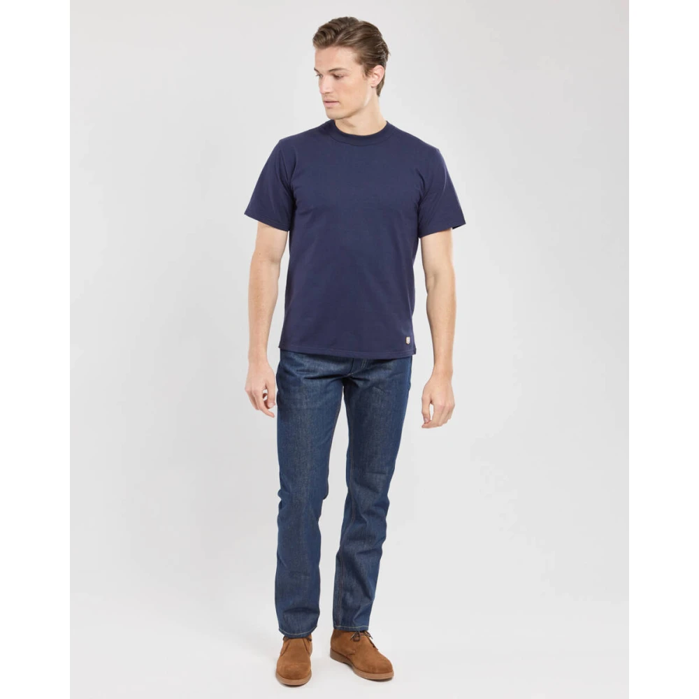Armor-Lux Korte Mouw T-shirt Blue Heren