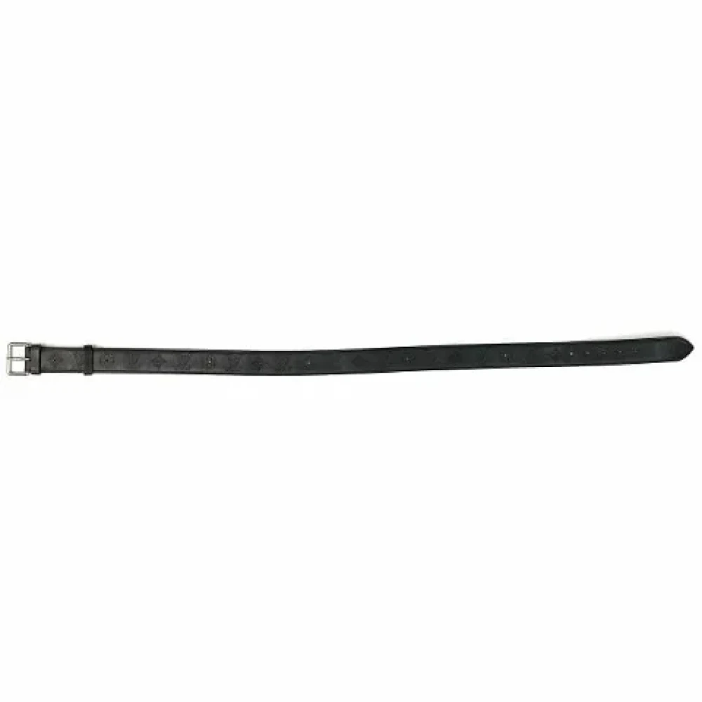 Louis Vuitton Vintage Pre-owned Leather belts Black Dames