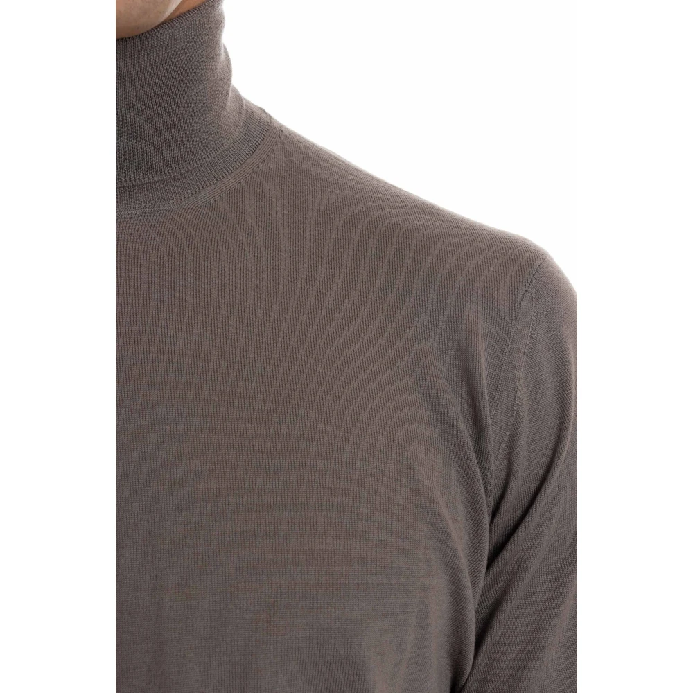 Drumohr Extrafijne wol coltrui trui Gray Heren