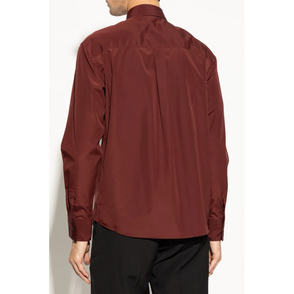 Salvatore Ferragamo Overhemd met zak Red Heren