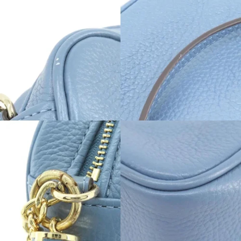 Michael Kors Pre-owned Leather shoulder-bags Blue Dames