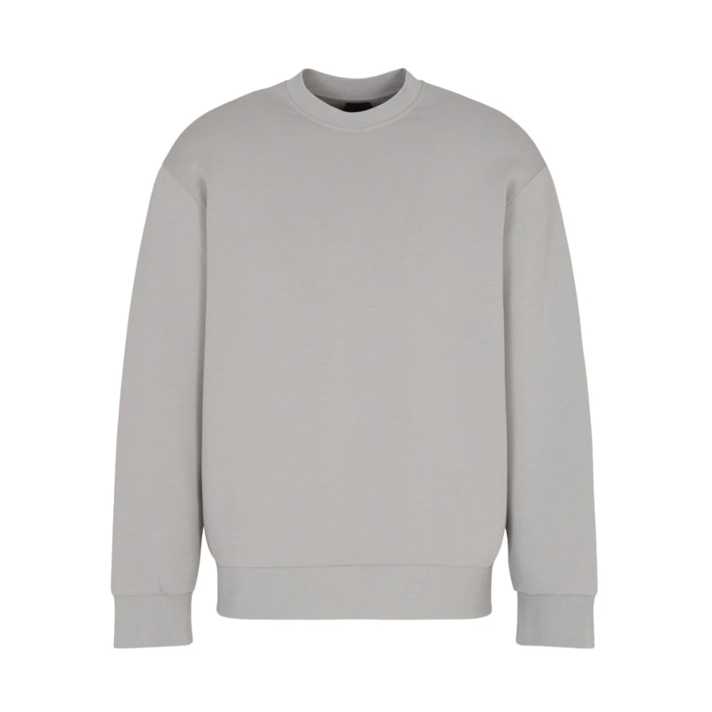 Armani Exchange Men's Gray Light Grey Jumper Collection Small