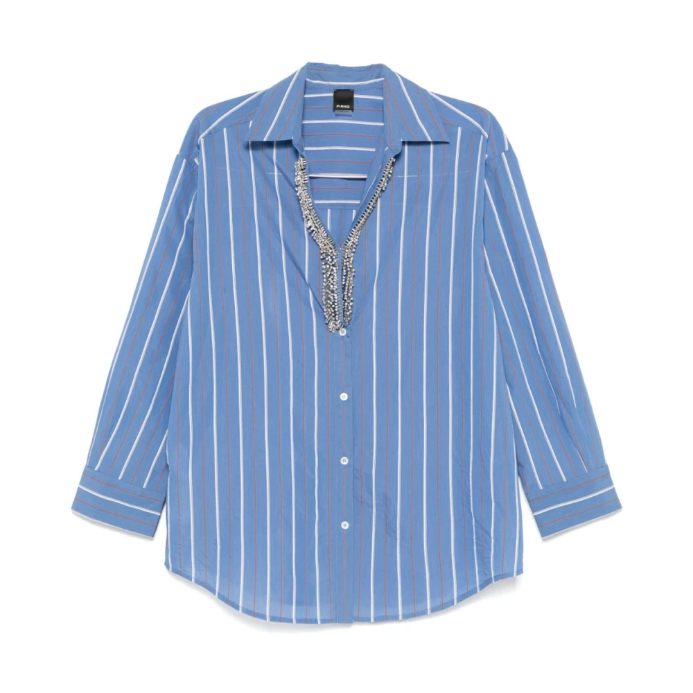 Pinko Stijlvolle Overhemden Collectie Blue Dames