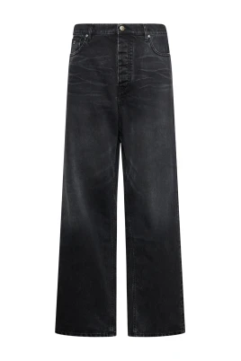 Raka Jeans med Sidodetaljer