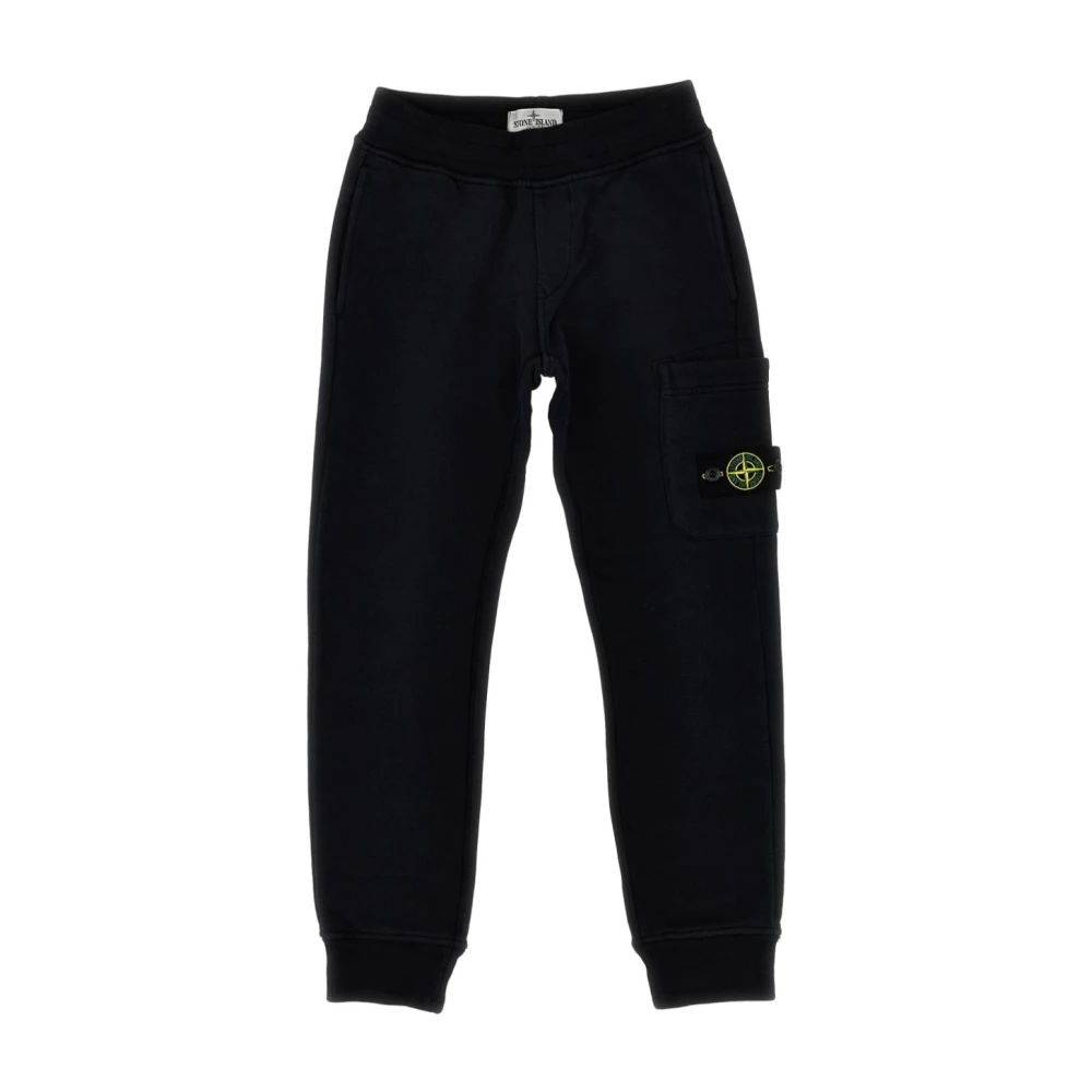 Stone Island Svarta Barnbyxor Aktiva Äventyr Black, Pojke