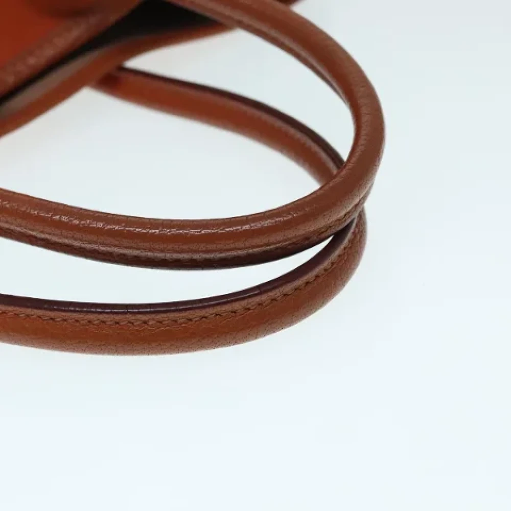 Hermès Vintage Pre-owned Canvas handbags Brown Dames