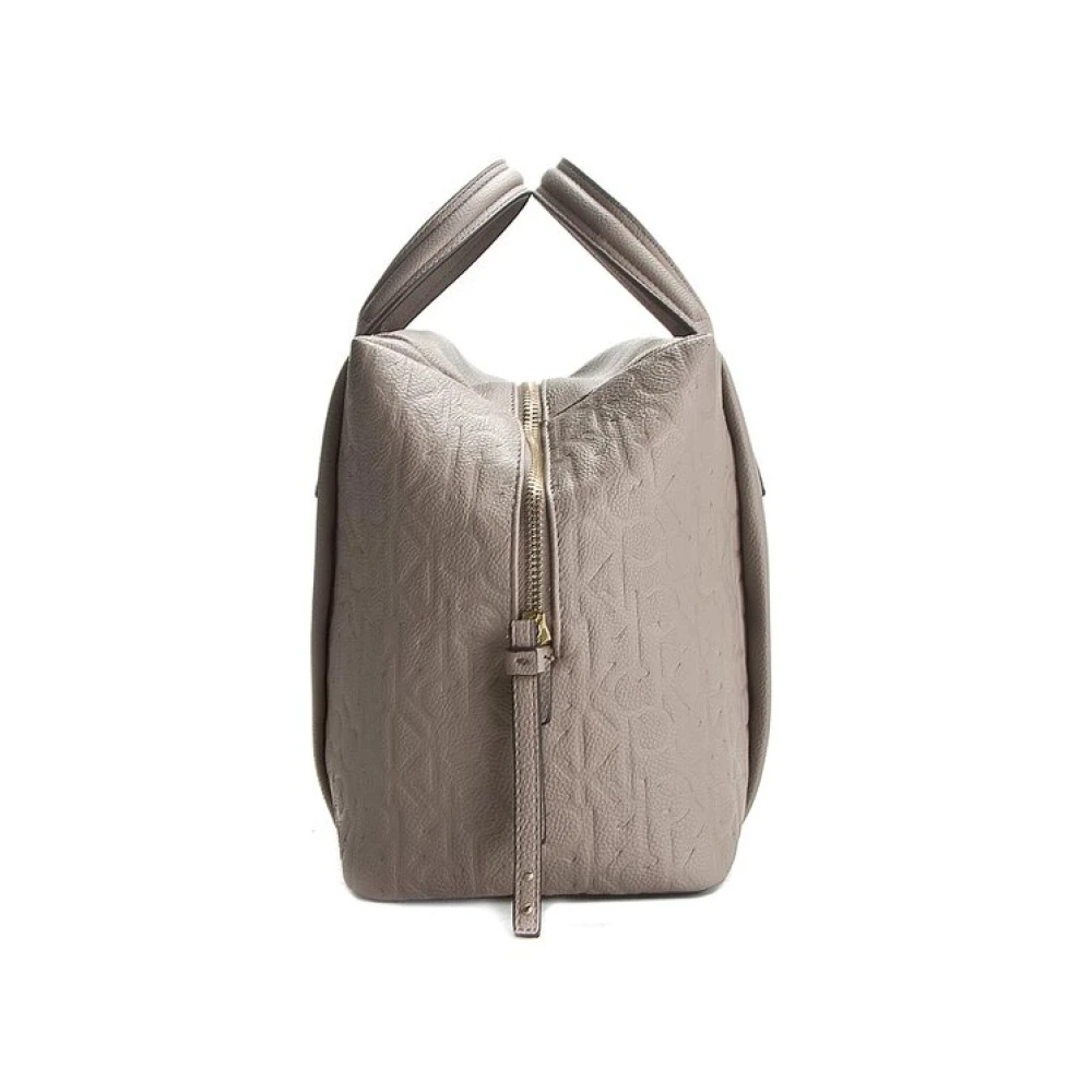 Calvin Klein Ritssluiting Bauletto Tas Beige Dames