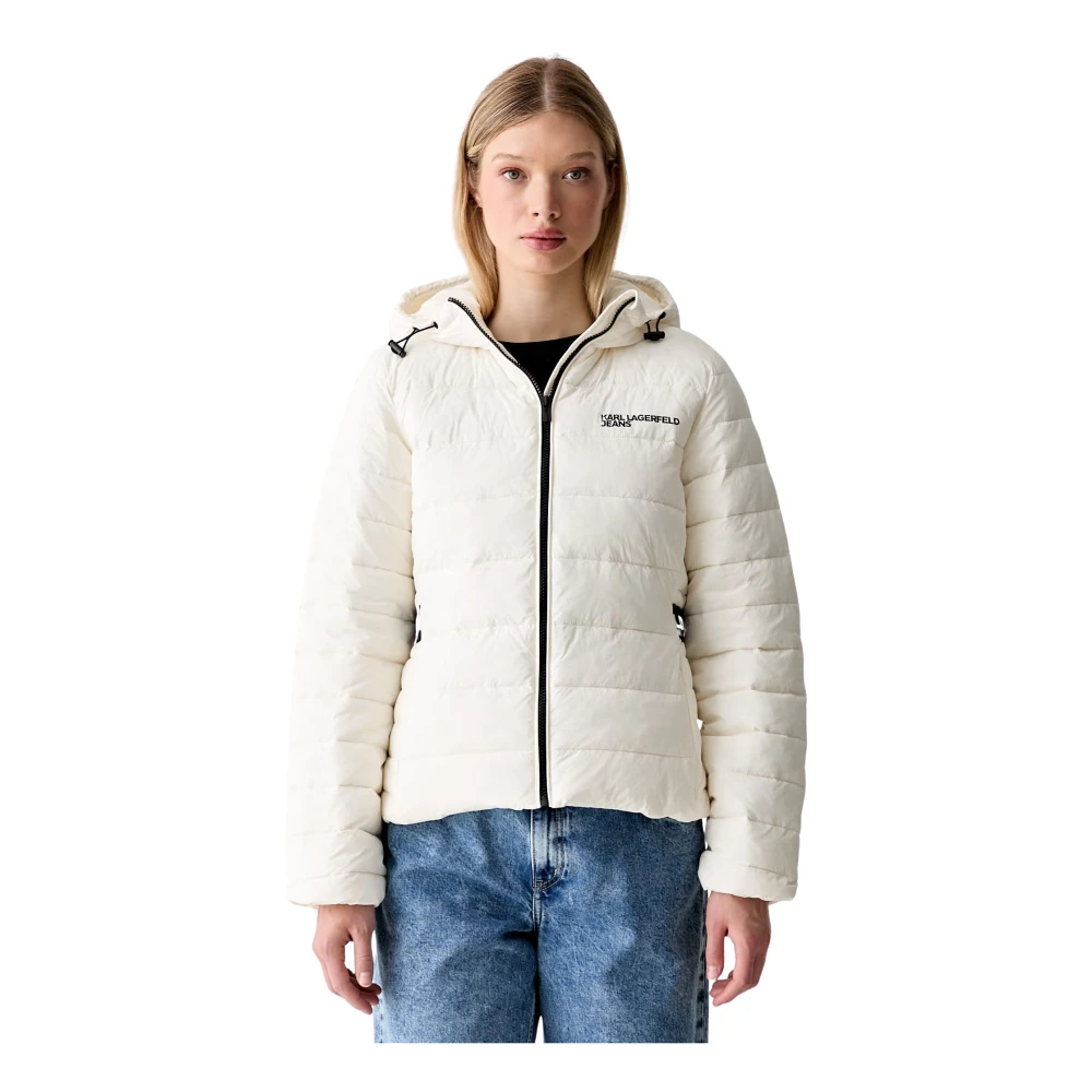 Karl Lagerfeld Jeans Donna Egret Giacca Light Padded Logo Jacket M - Immagine 2