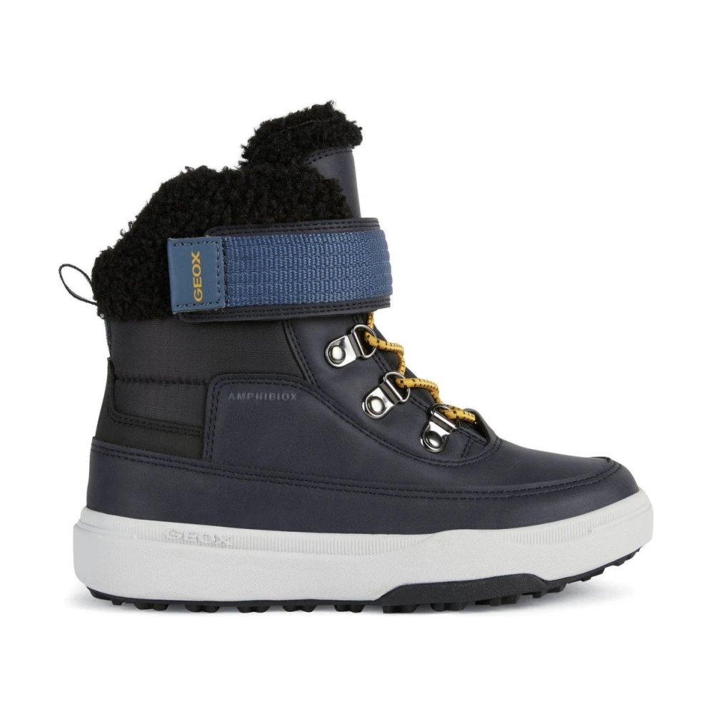 Geox Boys Blue Kids Boots, 34 Eu, Boots