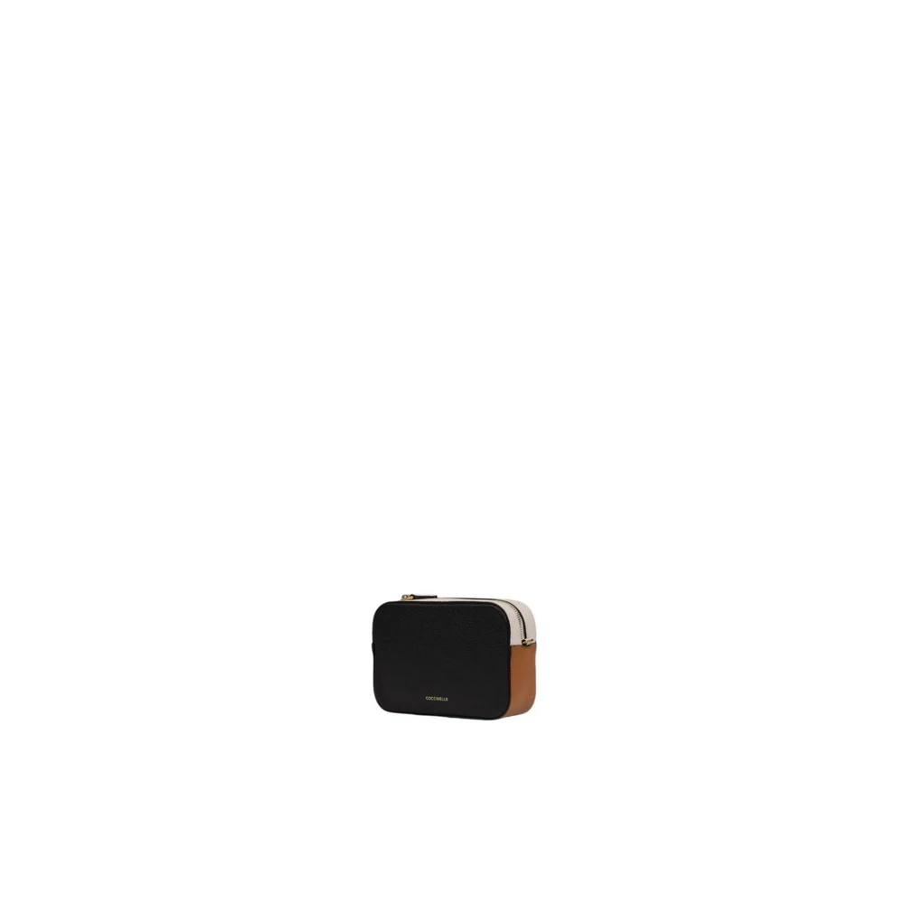 Coccinelle Luxe Zwarte Leren Handtas Premium Ambacht Black Dames