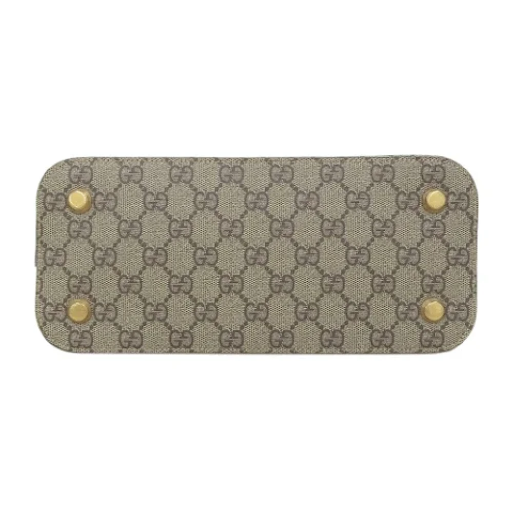 Gucci Vintage Pre-owned Fabric handbags Beige Dames
