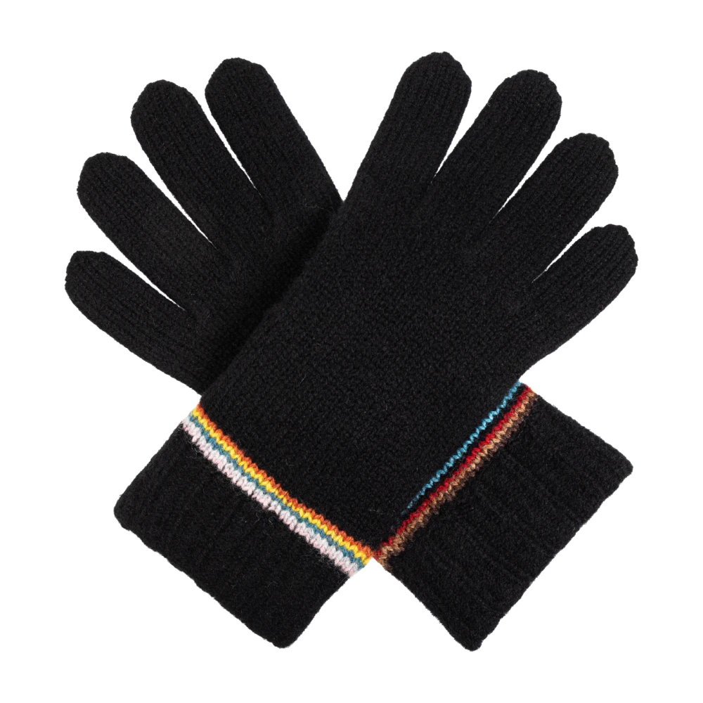 Paul Smith Wollen handschoenen Black Heren