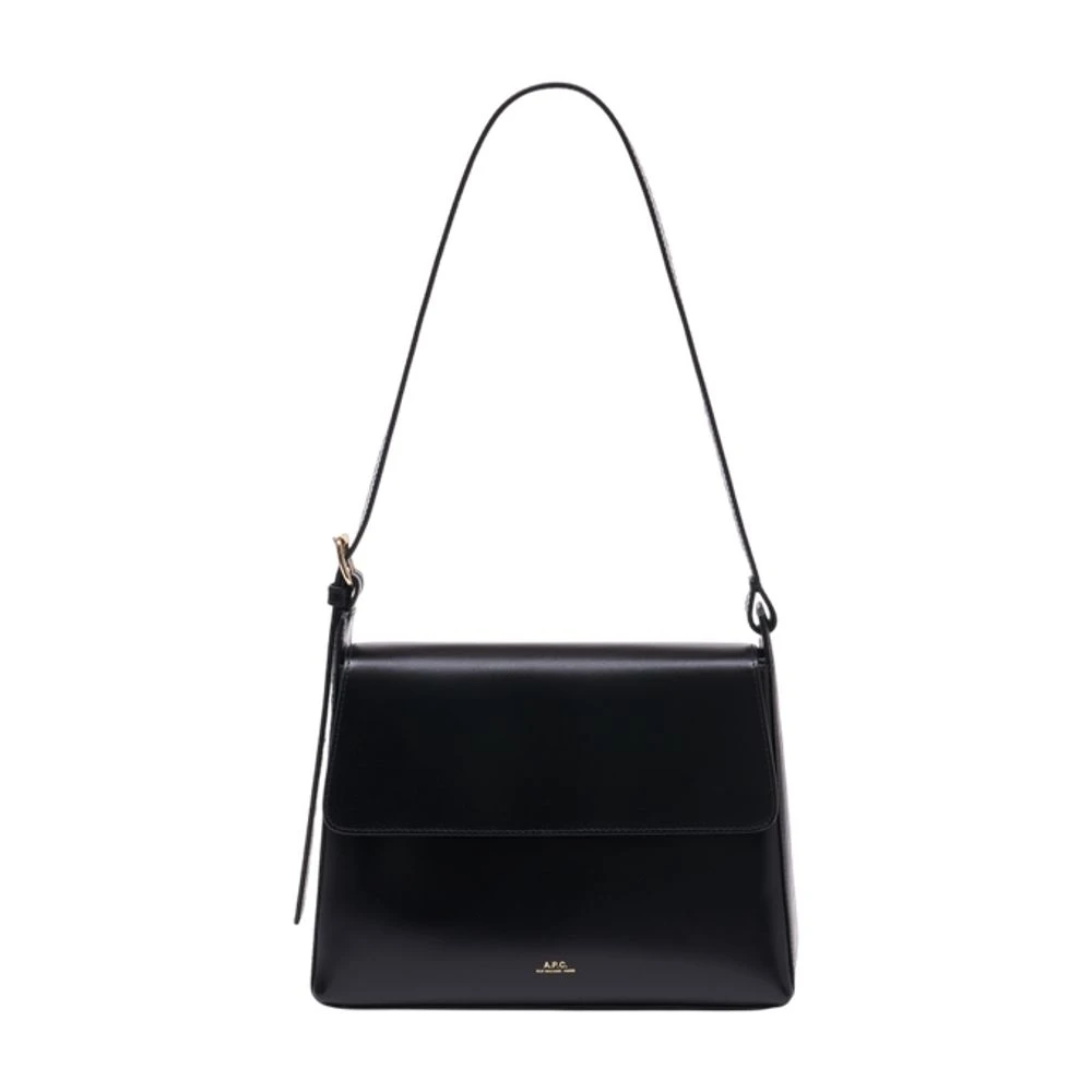 A.p.c. Women's Black Virginie Flap Bag