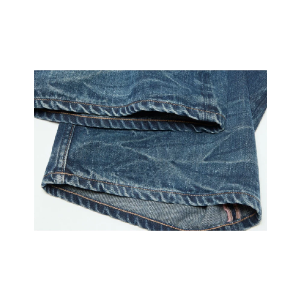 Acne Studios Donkerblauwe Loose Fit Jeans Black Dames