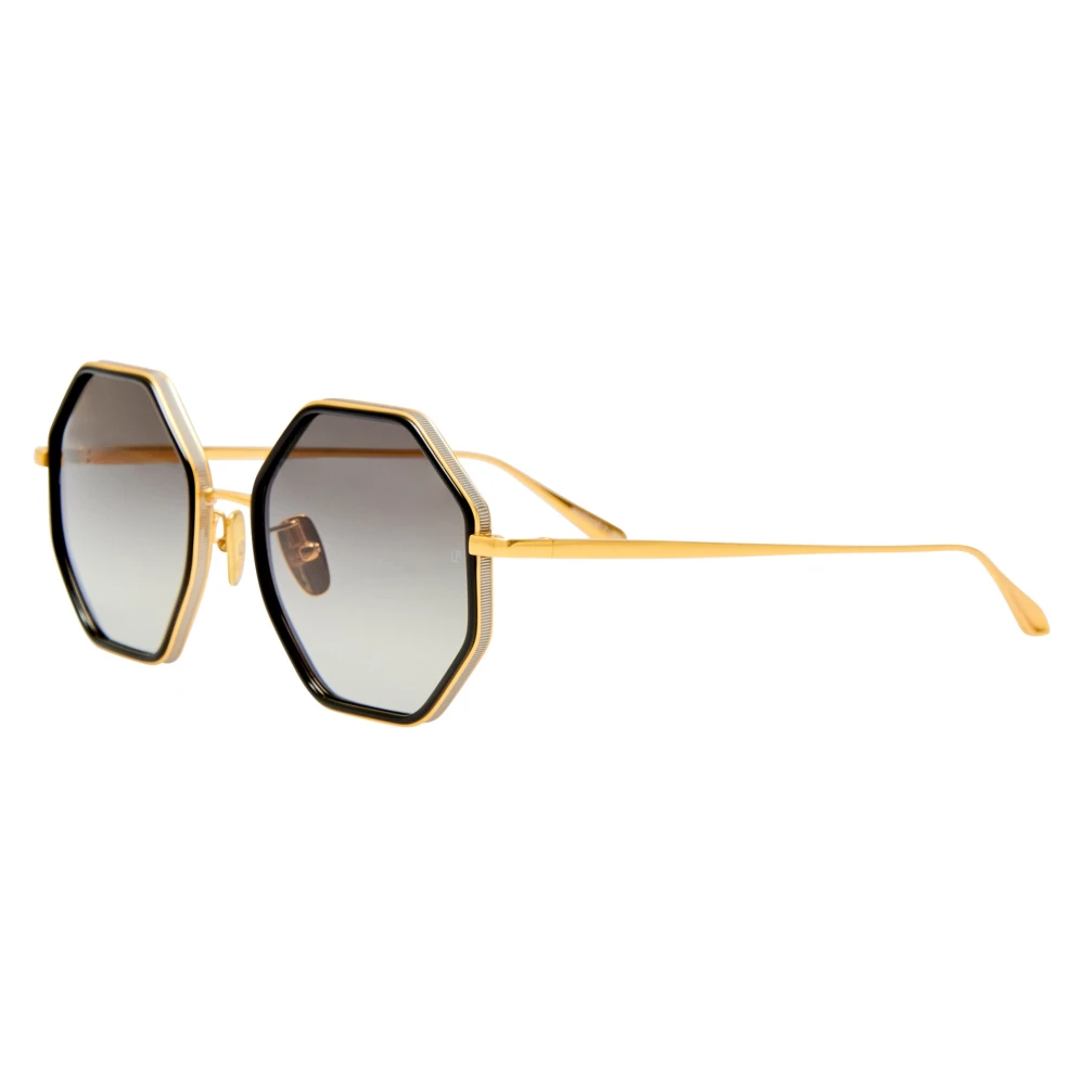 Linda Farrow Yellow Sunglasses, Unisex, 54 Mm, Lfl