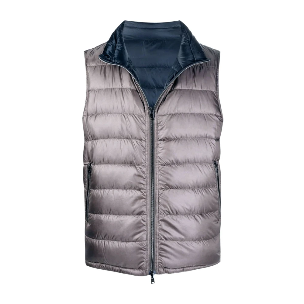 Herno Reversibele Superlichte Donsvest Gray Heren