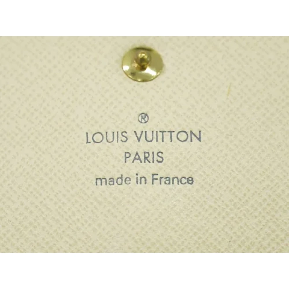 Louis Vuitton Vintage Pre-owned Canvas wallets White Dames