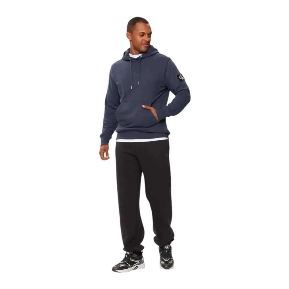 Calvin Klein Jeans Hoodie Sweatshirt Blue Heren