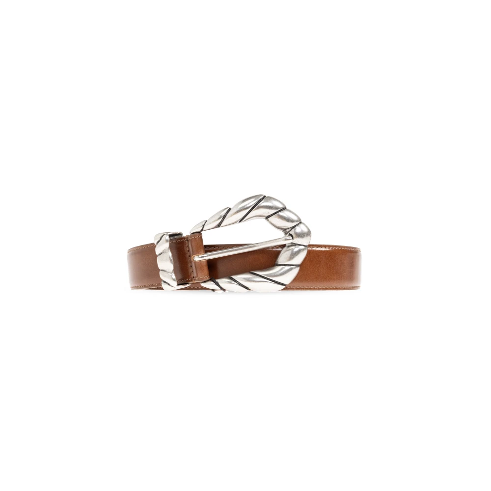 Iro Brown Belts, Female, 85 Cm, Embella Leather Belt