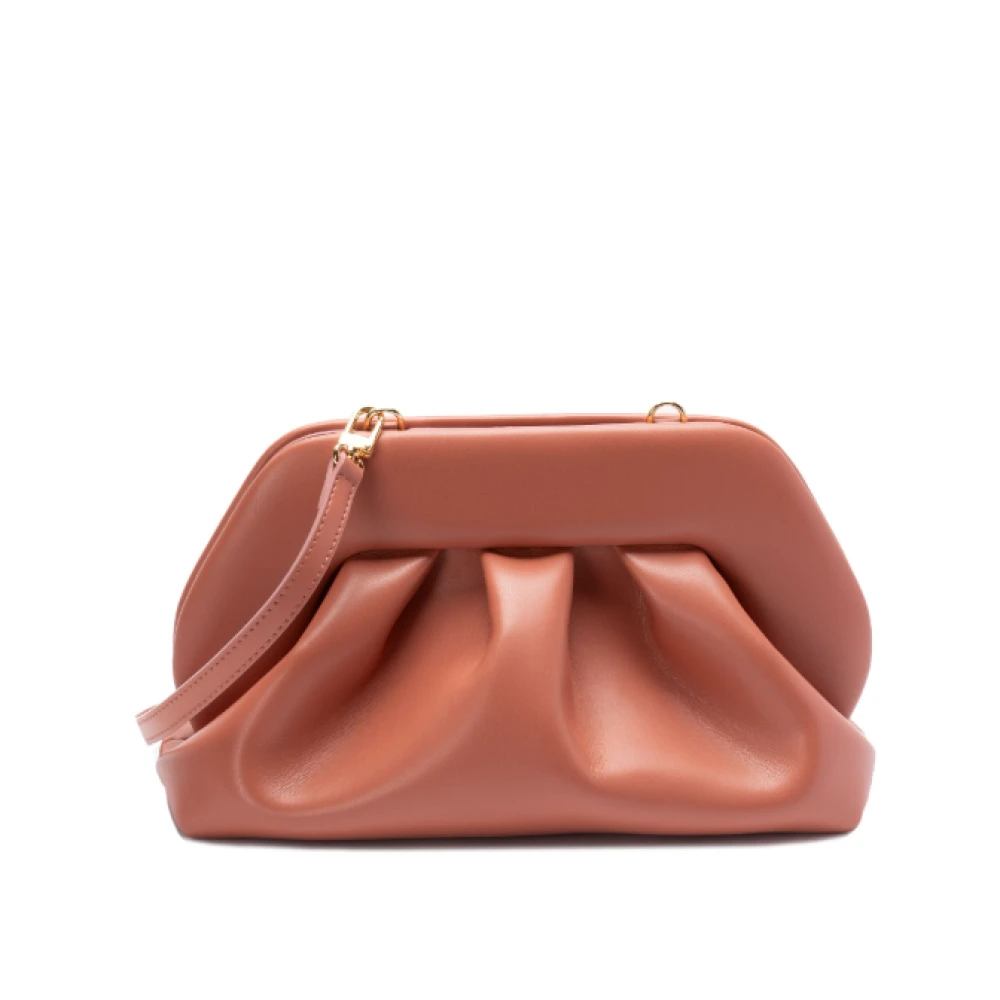 THEMOIRè Elegante Clutch Tas met Verstelbare Band Brown Dames