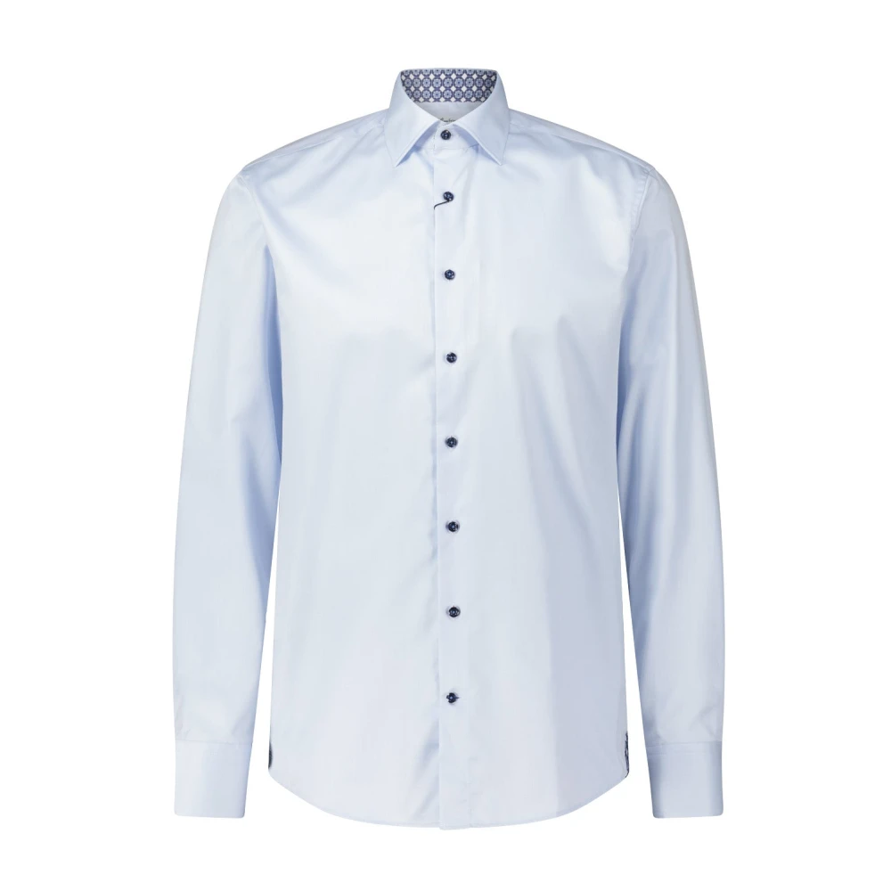 Stenströms Klassieke Katoenen Overhemd Blue Heren