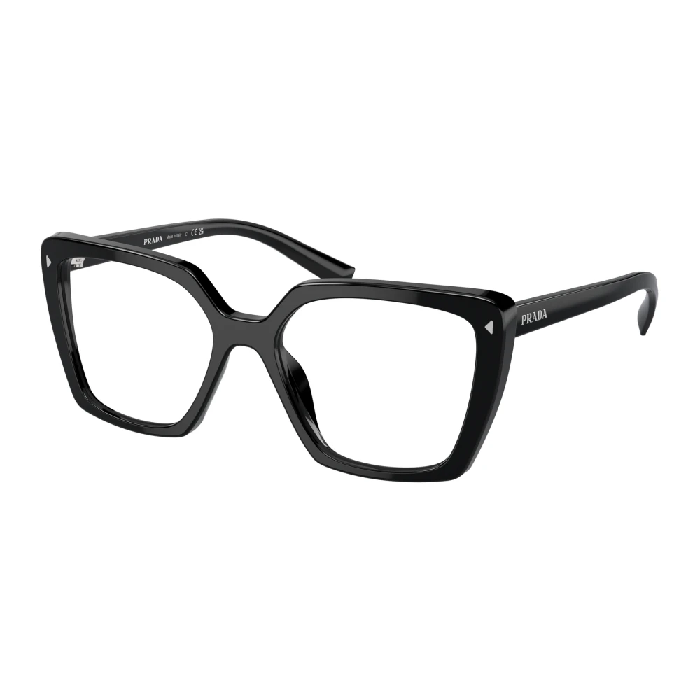 Prada Women's Black Glasses, 53 Mm, Pr 16Zv Optical Frame