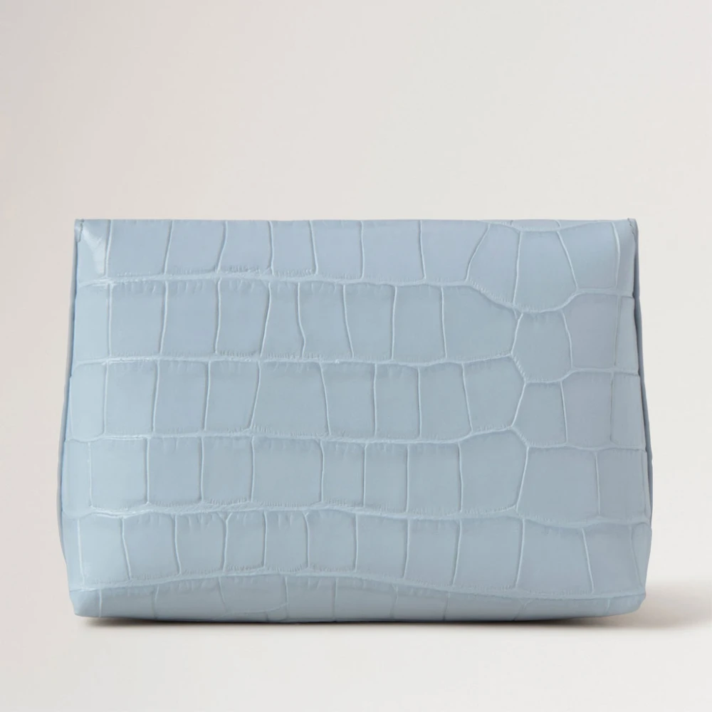 Mulberry Darley Cosmetische Pouch Poplin Blauw Blue Dames