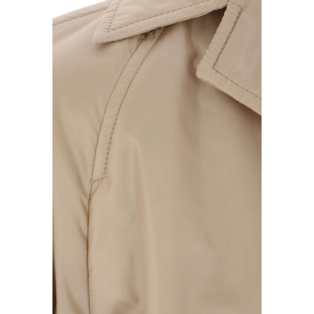 Aspesi Beige Nylon Thermore Jacket Shirt Beige Dames