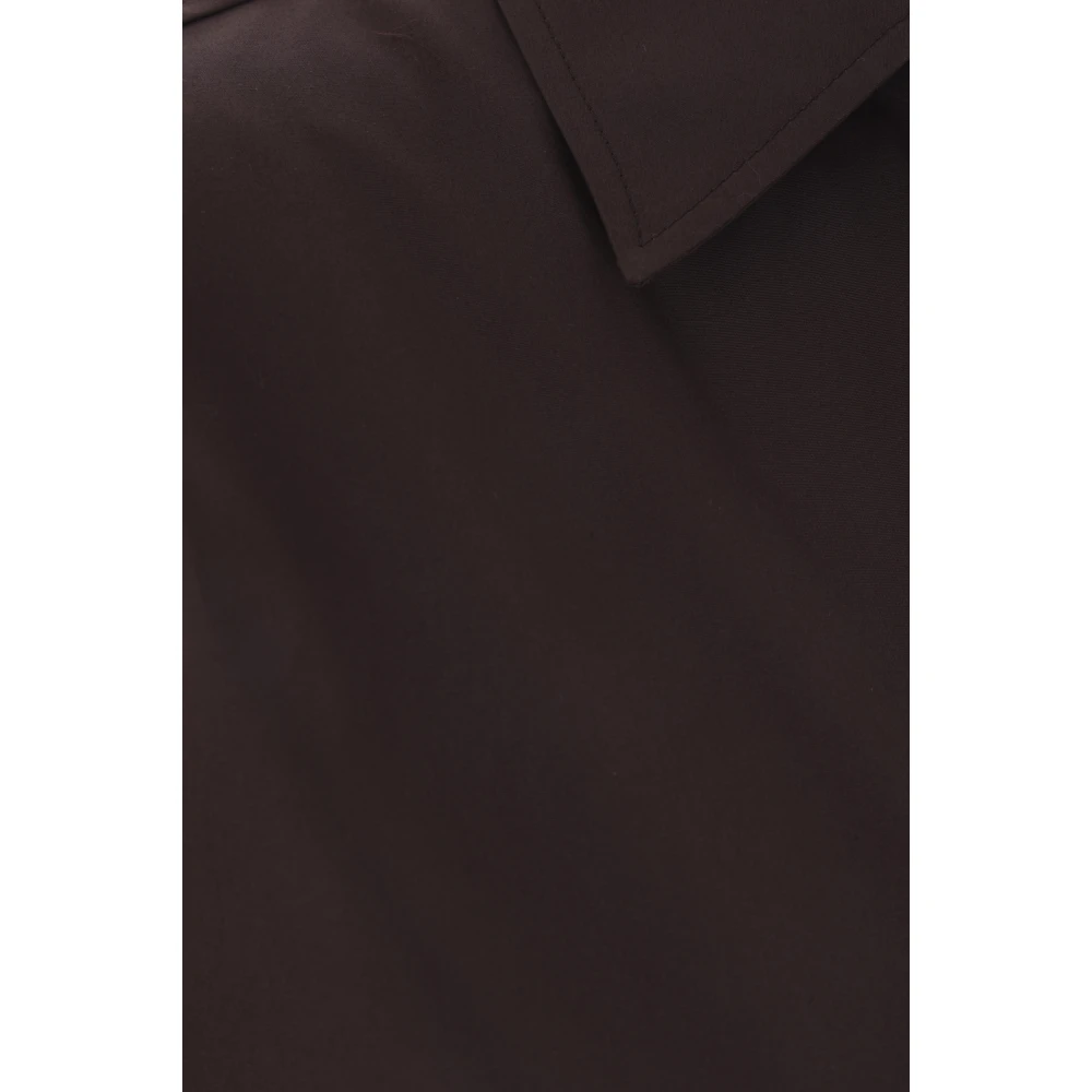 Aspesi Bruin Katoenen Poplin Blouse Brown Dames