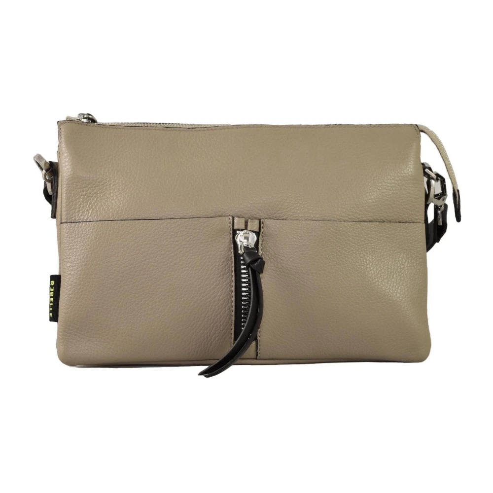 Rebelle Leren Schoudertas Gray Dames