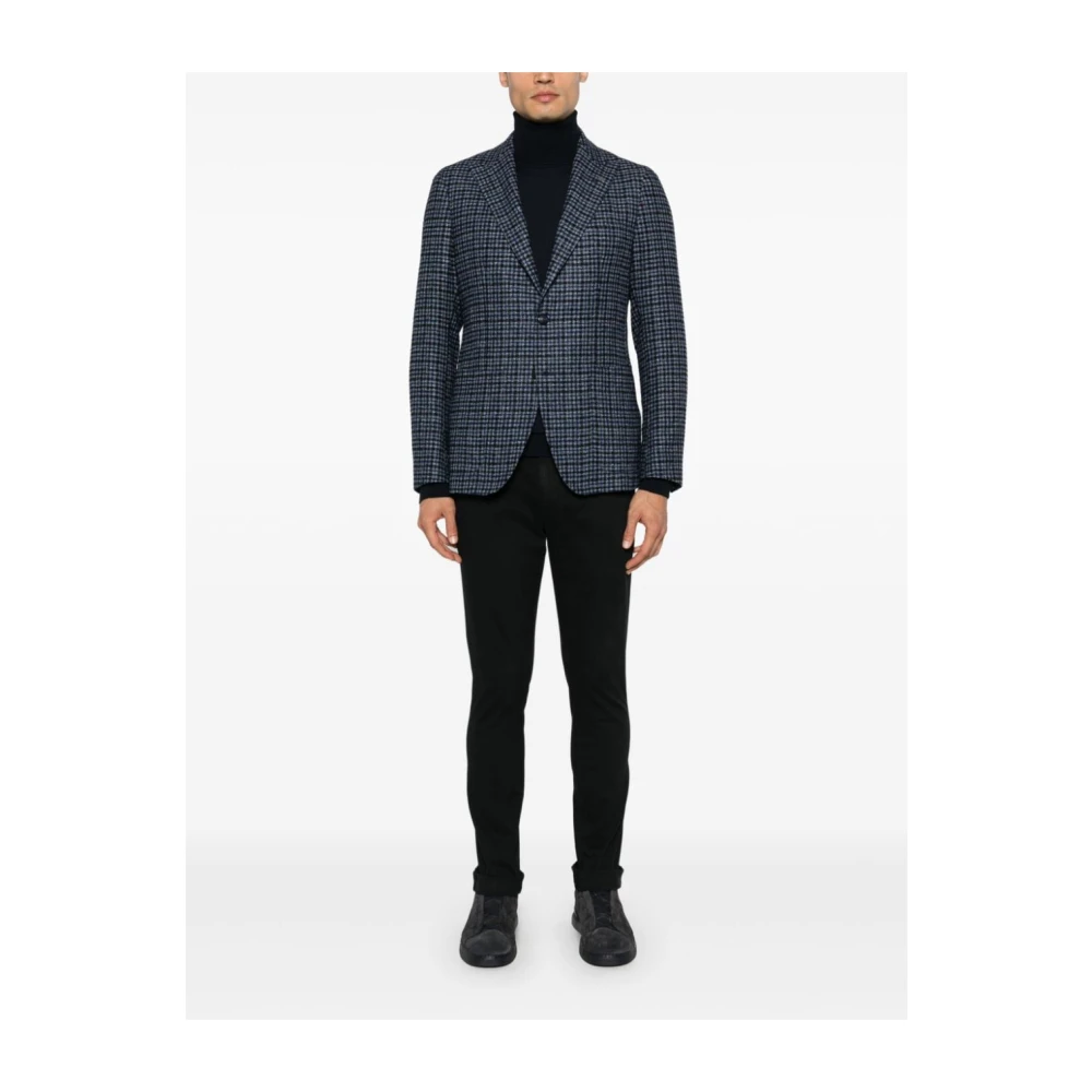 Dondup Zwarte Stijlvolle Broek Black Heren