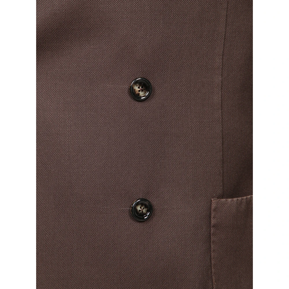 Dell'oglio Bruine Blazer voor Mannen Brown Heren