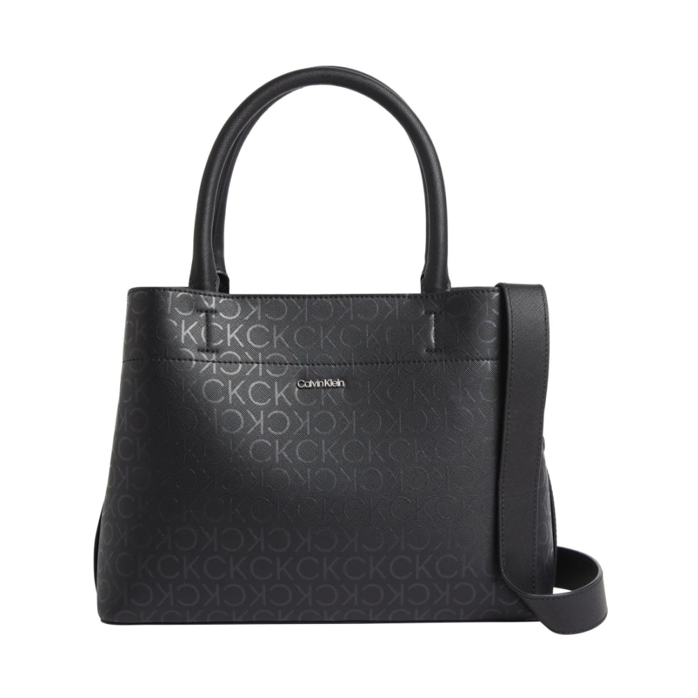 Calvin Klein Zwarte Tote Tas voor Vrouwen Black Dames
