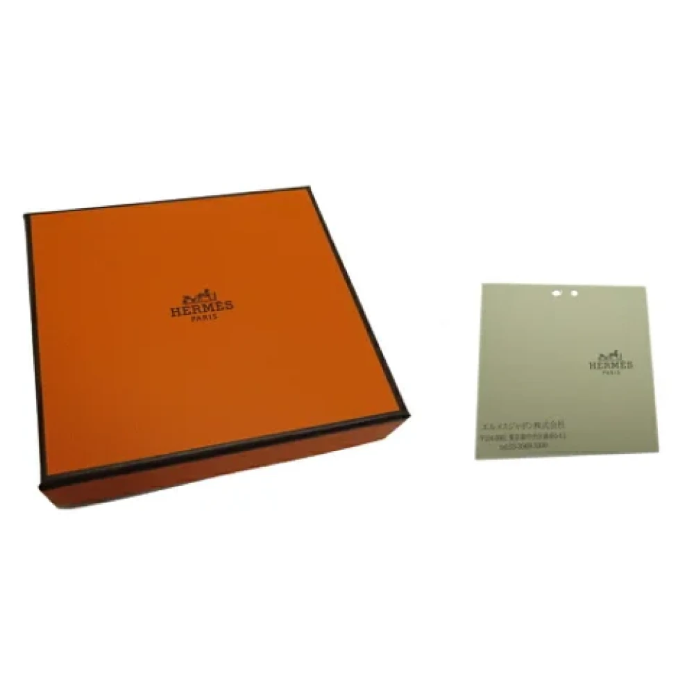Hermès Vintage Pre-owned Leather wallets Orange Dames
