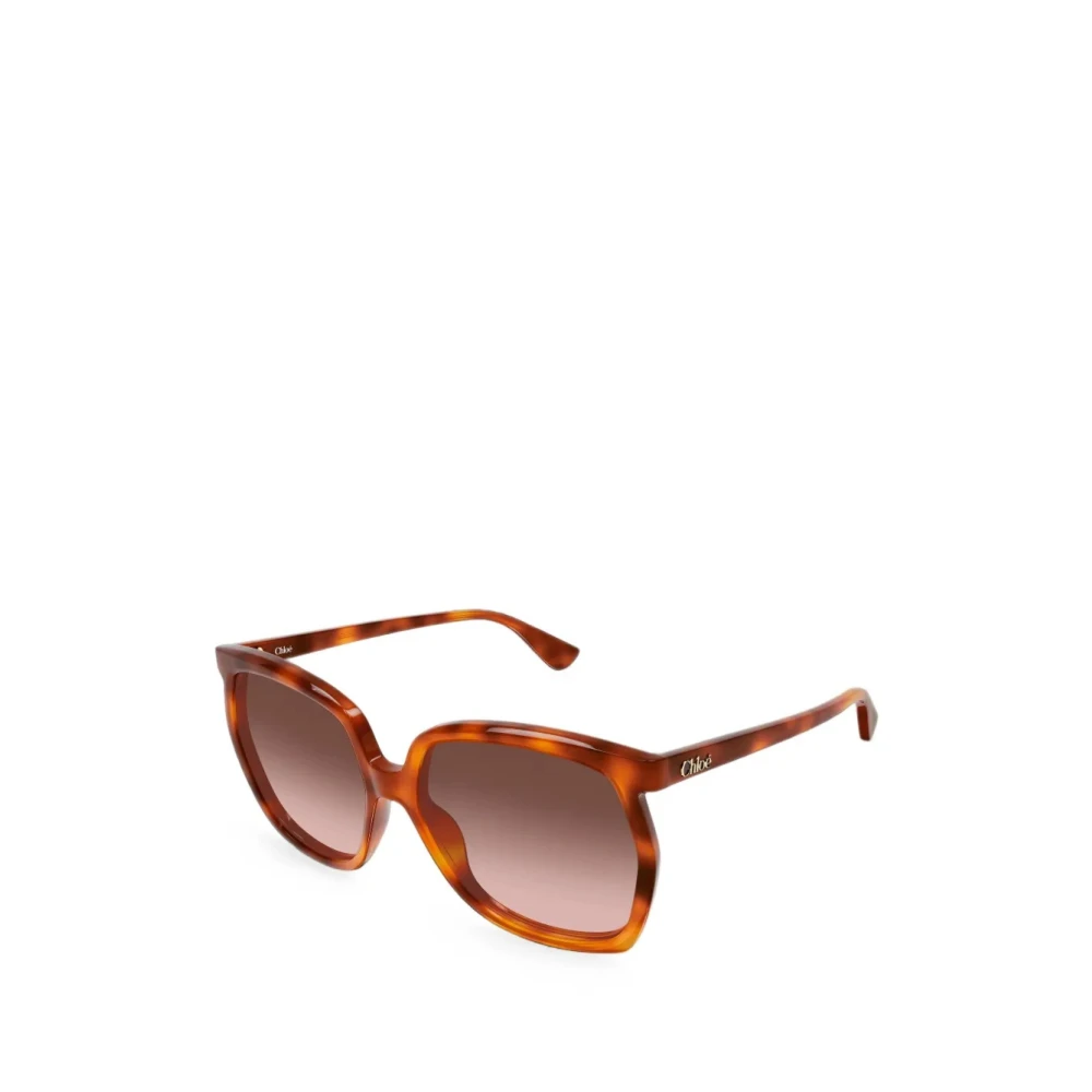Chloé Square Sunglasses - Female - Sunglasses - Brown - 59 Mm - Accessories