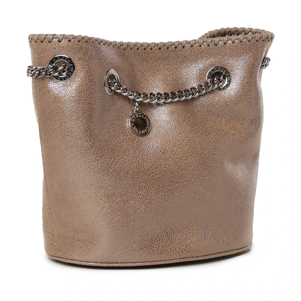 Stella Mccartney Lozenge Chain Beige Schoudertas Beige Dames