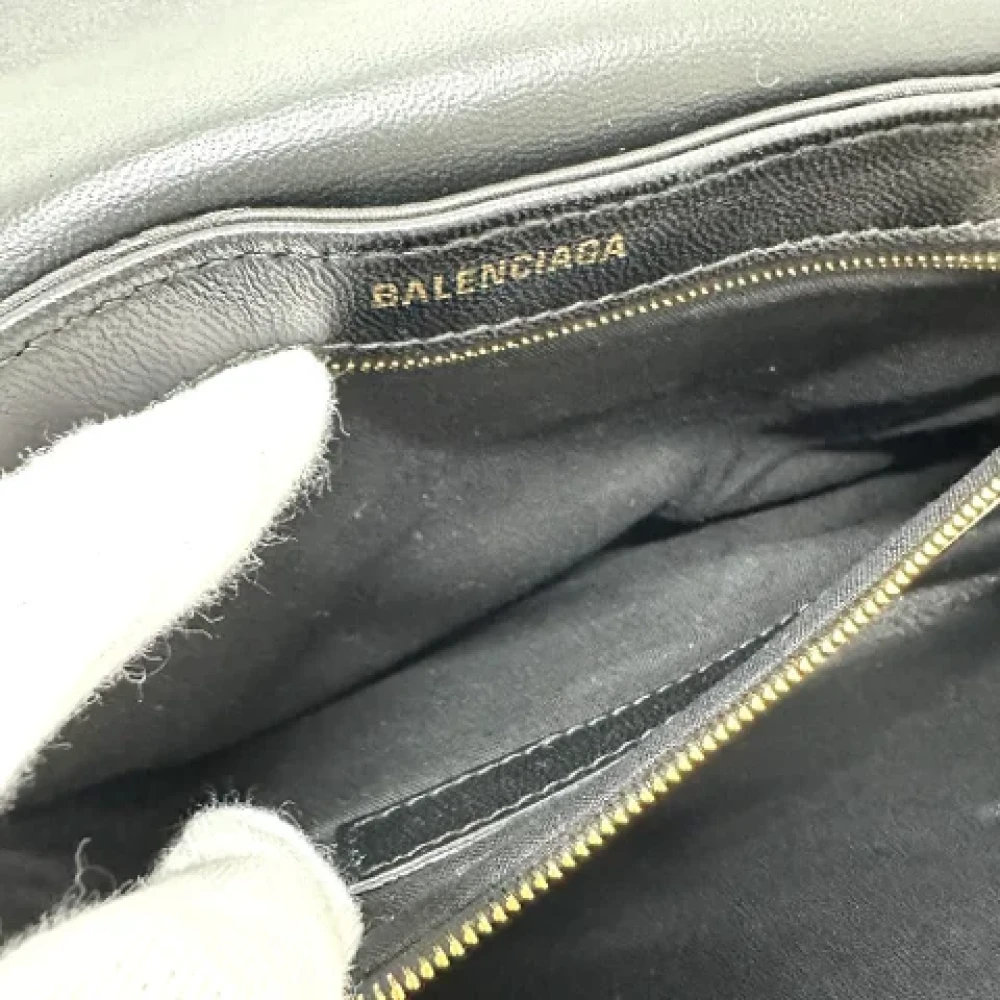 Balenciaga Vintage Pre-owned Leather balenciaga-bags Black Dames