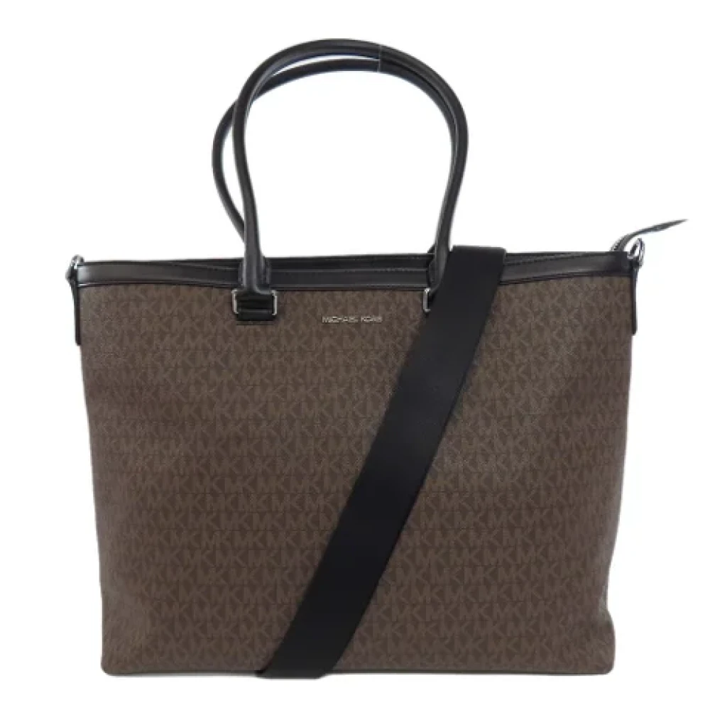 Michael Kors Pre-owned Plastic shoulder-bags Brown Dames