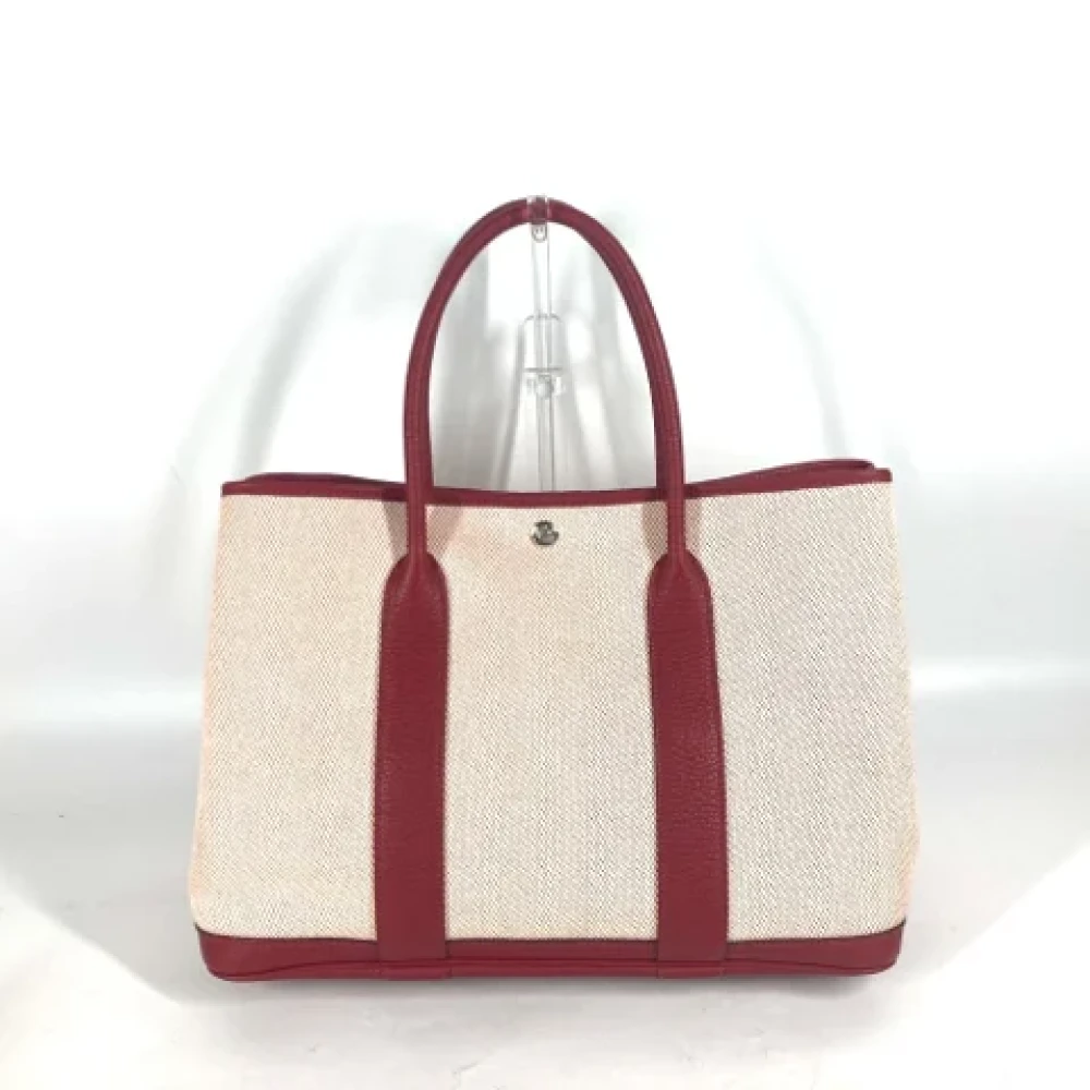 Hermès Vintage Pre-owned Fabric totes Red Dames